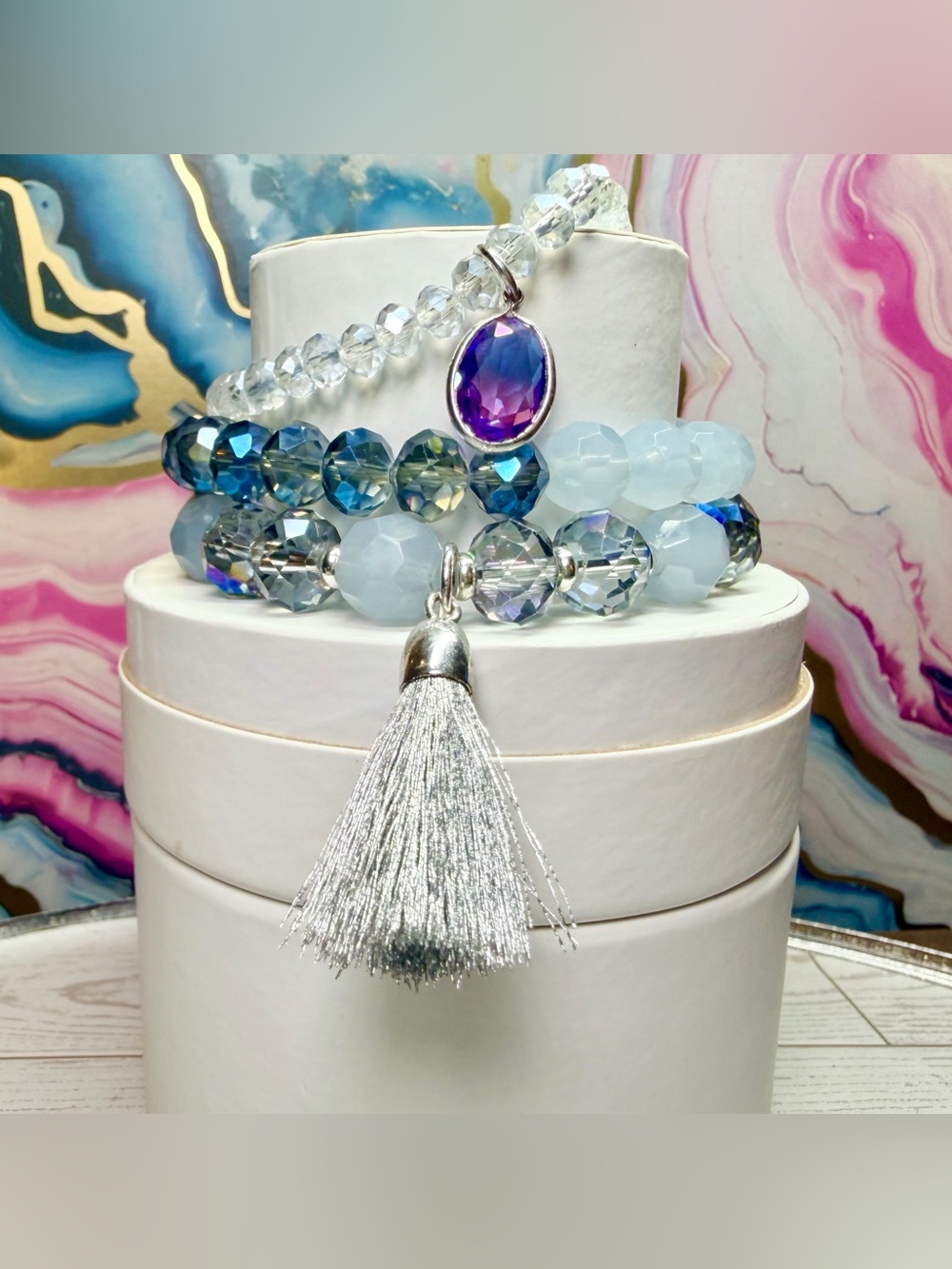 Bomb Party •2021 Retro Summer Stack• “Silver Seas” RBP4181